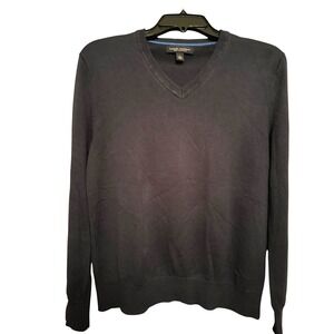 Banana Republic Navy V Neck Silk Cashmere Sweater Size S